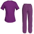 thumbnail image 2 of Women's Scrubs Set Scrub Top and Pants Scrubs Set, 2 of 3