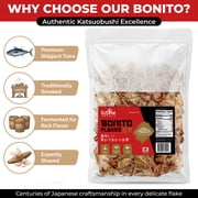 Fusion Select 1Pk Hana Katsuo Bonito Flakes - Gourmet Katsuobushi Bonito Flakes for Cooking, Making Dashi Stock, Japanese Cuisine - Shaved, Smoked, Soft Dried Fish Flakes from Skipjack Tuna