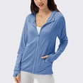 thumbnail image 2 of Women's Lightweight UPF50+ Sun Jacket Summer Casual Breathable Outdoor Sunscreen Coat for Ladies, 2 of 2