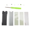 thumbnail image 2 of M.2 Heatsink SSD Cooler For , M.2 Heatsink Cooler 2280 SSD Double Sided Heat Sink With Thermal Silicone Pads,Single Double Sided SSD Heatsink For PC For  For  Slim, 2 of 8