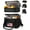 Black, variant on Large Lunch Bag Box for Men - 3 in 1 Cooler Bag Large Insulated Removable Double Deck Leak-Proof Lunch Box for Work Outdoor Picnic