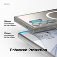 thumbnail image 4 of elago Funda Magn&eacute;tica H&iacute;brida Transparente Compatible con Samsung Galaxy S24 Ultra, Compatible con MagSafe, PC+TPU, Recortes Precisos C&aacute;mara, Fuerte Magnetismo (Transp, 4 of 6