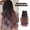 Pink, variant on One-piece seamless hair extension Paris painting dyeing Gradual water ripples Fluffy hair volume Simulation hair extensions