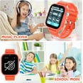 thumbnail image 5 of JIAN YA NA 4G Smart Watch for Boys Girls, Kids Smartwatch with SIM Card, 47 Exciting Games, Two-Way Calling Feature, Ideal for Kids Aged 3-12, Children’s Cell Phone Watch (Orange), 5 of 7