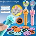 thumbnail image 1 of Linterna de proyección para niños, educación temprana, imagen de dinosaurio, animal, múltiples patrones, juguetes luminosos para niños, 1 of 5