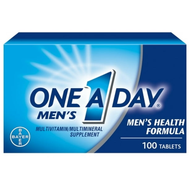 OneADay Men's Health Formula Tablets 100 ea (Pack of 3)