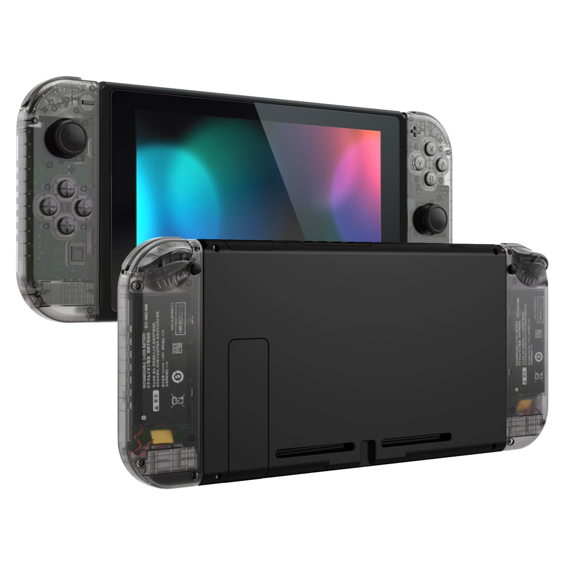 Transparent joy con shell outlet