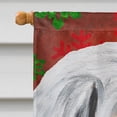thumbnail image 3 of Carolines Treasures SC9762CHF Great Pyrenees Red Snowflakes Holiday Flag Canvas House Size, 3 of 4