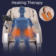 MassaMAX 4D Massage Chair, OTA Update & Electric Extendable Footrest, Zero Gravity, With Touch Screen, Quick Access Buttons