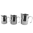 thumbnail image 4 of Jarra de acero inoxidable para espumar leche, tazas gruesas para café con leche, jarra de leche italiana para café con leche, 4 of 5