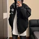 thumbnail image 2 of -Chaqueta Bomber con bordado gótico para mujer, ropa de calle Vintage, chaquetas acolchadas cálidas, moda Coreana de gran tamaño, Otoño e Invierno, 2 of 5