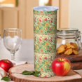 thumbnail image 2 of Pioneer Flower Floral Print Pattern 20oz Skinny Tumbler with Straw & Lid, Double Wall Vacuum Insulated Cup, Leak-Proof, Cup Holder Friendly, Hot 6H Cold 12H, 2 of 6