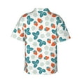 thumbnail image 3 of Goofa Floral Strawberr Hawaiian Shirt for Men, Unisex Summer Beach Casual Short Sleeve Button Down Shirts,Aloha Tropical Floral print shirt-, 3 of 9