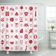 thumbnail image 1 of ABPHQTO Cortina de ducha roja Festival de verano japonés y hielo escrito 152x180 cm ABPHQTO PKNMT60x72Shower-6522, 1 of 2