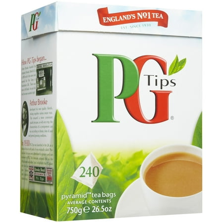 PG Tips Black Pyramid Tea Bag, 240 Ct (Pg Tips Tea Bags Best Price)