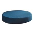 thumbnail image 2 of Happy Date Super Soft Cushion Memory Foam Seat Cushion Short Plush Lumbar Support Pillow Home Office Chair Pad Dark Blue Round 16"x16", 2 of 9