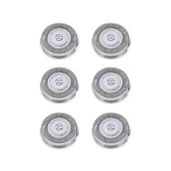6Pack SH30 Replacement Heads for Shaver Series 3000, 2000, 1000 and S738, with Durable Sharp Blades
