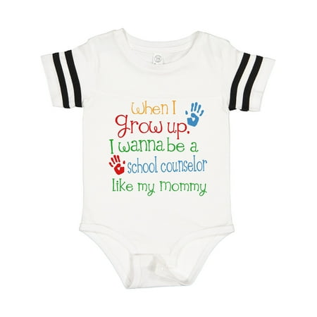 

Inktastic School Counselor Like Mommy Gift Baby Boy or Baby Girl Bodysuit