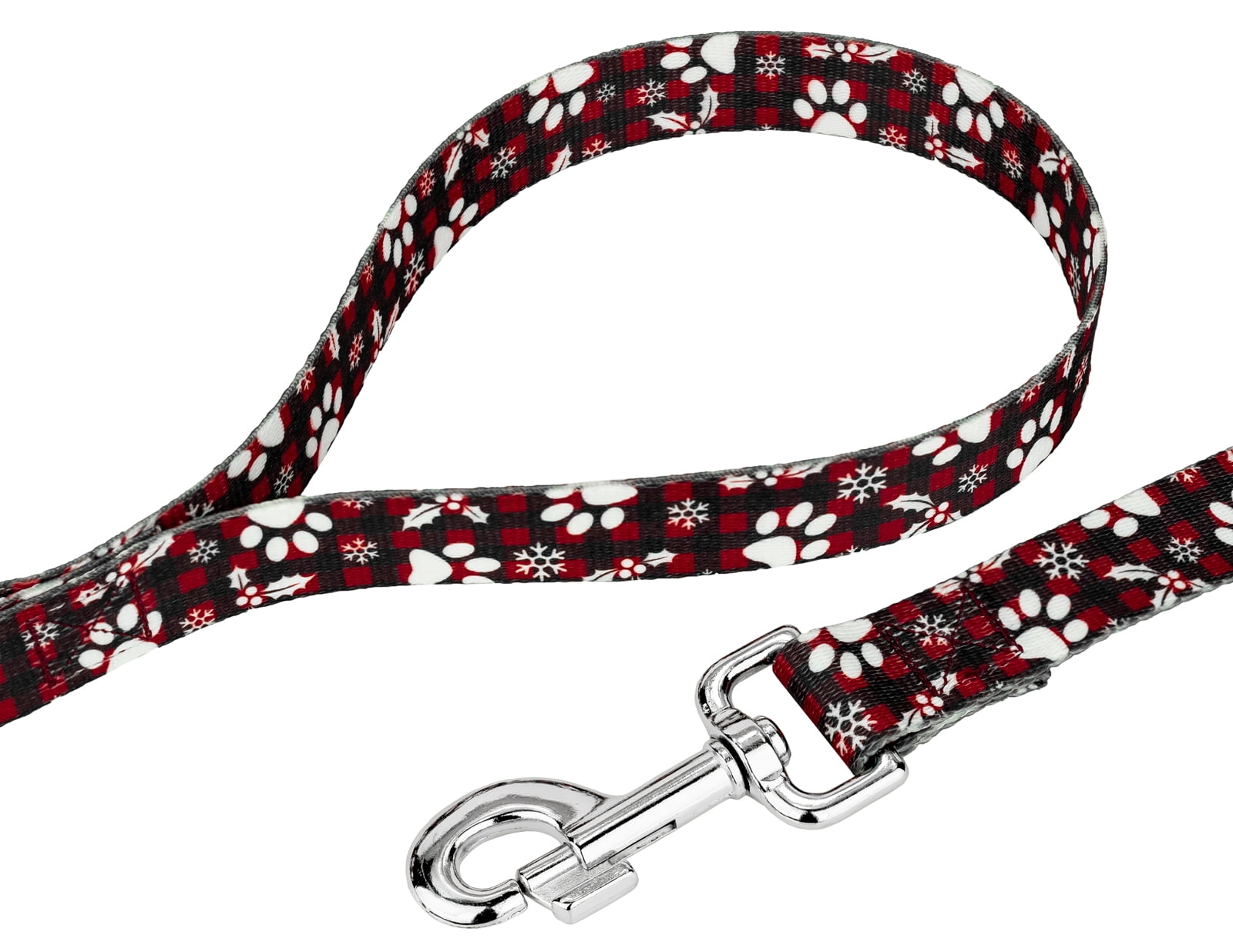 Country Brook Petz® Christmas Plaid Everyday Dog Collar and Leash, Large