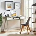 thumbnail image 2 of Costway Computer Desk Writing Table w/ Drawers Laptop PC Workstation Home Oak, 2 of 10