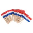 thumbnail image 2 of 100Pcs Flag Toothpicks Flags Cupcake Toppers Cake Topper Decorations Party Supplies, 2 of 4