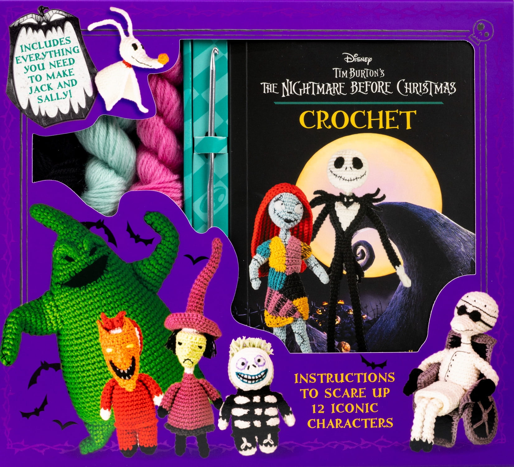 Running Press, Cross-Stitch Kit, 3'' x 1.80'', Features Jack and