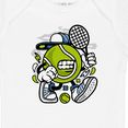 thumbnail image 4 of Inktastic Tennis Ball Boys or Girls Baby Bodysuit, 4 of 5