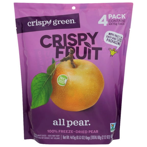 (Pack of 8) Crispy Dried Green Pear 2.12 Oz