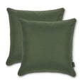 thumbnail image 2 of Classic Accessories Montlake FadeSafe Indoor/Outdoor Accent Pillows, 20 x 20 x 8 Inch, 2 Pack, Heather Fern, 2 of 9