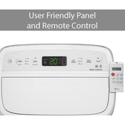 LG New 14,000 BTU 450 Sq Ft Smart Wi-Fi Enabled Dual Inverter Portable Air Conditioner, White