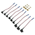 9 Pack 12V Add A Circuit Adapter 3 Types Fuse Tap Holder Standard Mini