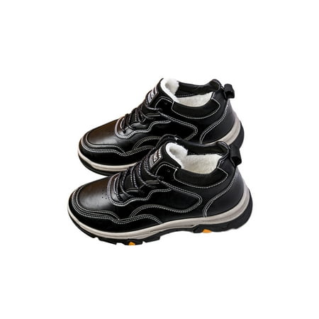 

Fangasis Mens Athletic Shoes Breathable Trainers Fitness Workout Sneakers Men Walking Shoe Running Fashion Sport Black Style B Plush Lined 6