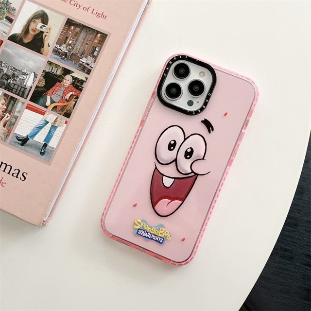 Dibujos Animados Bob Esponja SquarePants X CASETiFY Teléfono Funda Para IPhone 11 12 13 14 Pro Max A Prueba De Golpes 13 12