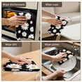 thumbnail image 5 of 4 Pcs Funny Kitchen Towels,Green Dinosaurs Christmas Pattern Microfiber Dish Towels,Kitchen Tea Towels,Kitchen Towel Set (18" X 26"), 5 of 7
