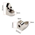 thumbnail image 4 of Shisuyan Mounting Bracket Zinc Alloy Silver 4Pcs, 4 of 8