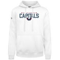 thumbnail image 2 of Men's Levelwear White Washington Capitals Podium Carve Pullover Hoodie, 2 of 3