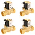 thumbnail image 1 of 4X Electroválvula de Solenoide Eléctrica de Latón G3 / 4 para Agua 12V Cc Normalmente Cerrada Enchufe de la UE, 1 of 9