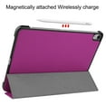 thumbnail image 5 of Dteck Smart Case for Apple iPad 10.9" Air 4th Gen (2020 Released),Slim Hard Back Shell Luxury Leather Automatic wake/sleep Kickstand Folio Protective Cover,Purple, 5 of 8