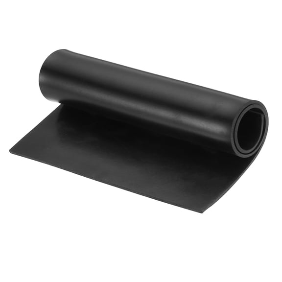 Uxcell Solid Rubber Sheet 1/16" Thick x 5" Wide x 10" Long, Anti-Slip Neoprene Rubber Roofing Material for Gaskets DIY Material, Pads