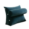 thumbnail image 1 of Triangular Headboard Pillow Soft Support for Reading and Resting Modern Bed Bolster Cushion with Removable Cover, 1 of 6