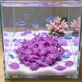 thumbnail image 6 of Roiihwy Aquarium Rocks, Glow in The Dark After Daily Exposure to Light, Cute Sea Item Shaped Decor Stones for Fish Bowl, Garden, Ponds, Handmade Crafts, Colorful Fish Tank Substrate, Purple, 6 of 6