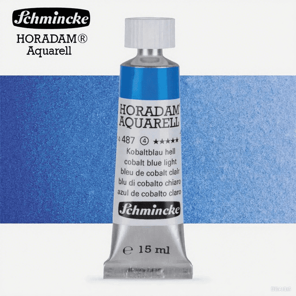 Schmincke - Set de Acuarelas HORADAM AQUARELL | Tubos de 15 ml, Pinturas para Artistas, Aficionados y Estudiantes, Materiales de Arte, Serie 487