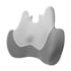 thumbnail image 1 of Almohada de apoyo lumbar, almohada de espuma viscoelástica para automóvil, almohada ergonómica para la cintura, cojín para respaldo de silla para gris claro, 1 of 9