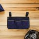 thumbnail image 3 of GOOHOCHY Bolsa lateral para silla de ruedas (2 unidades): organizador multibolsillos para reposabrazos con banda reflectante para sillas de ruedas, andadores y rollators., 3 of 8
