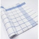thumbnail image 1 of Paños de Cocina (Pack de 5) - 50 x 70 cm - Paño de Cocina con Gancho - Algodón - Muy Absorbente - Lavable a 95° - Diseño Clásico Cuadrado Azul (5), 1 of 5