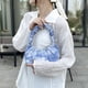 thumbnail image 5 of Moda Tie Dye Print Canvas Underarm Bag Mujer Bolsos plisados ​​(Azul) Likrtyny Para estrenar, 5 of 9