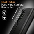 thumbnail image 2 of For Samsung Galaxy Z Fold 7 Case Built-in Tempered Glass Screen Protector & Finger Grip Buckle & Luxury Leather Hinge Protection Kickstand 360 Full body Dust-Proof Phone Cover, Black, 2 of 7