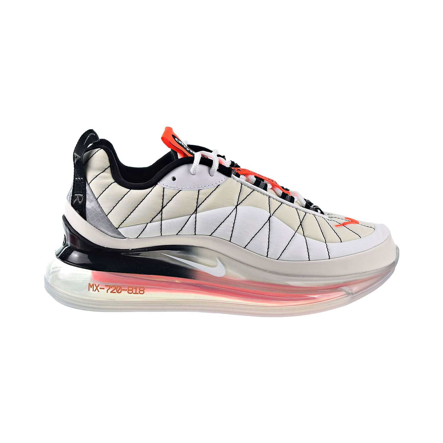 Nike Air Max MX 720-818 Women's Shoes Sail-White-Black-Hyper Orange  ci3869-100 