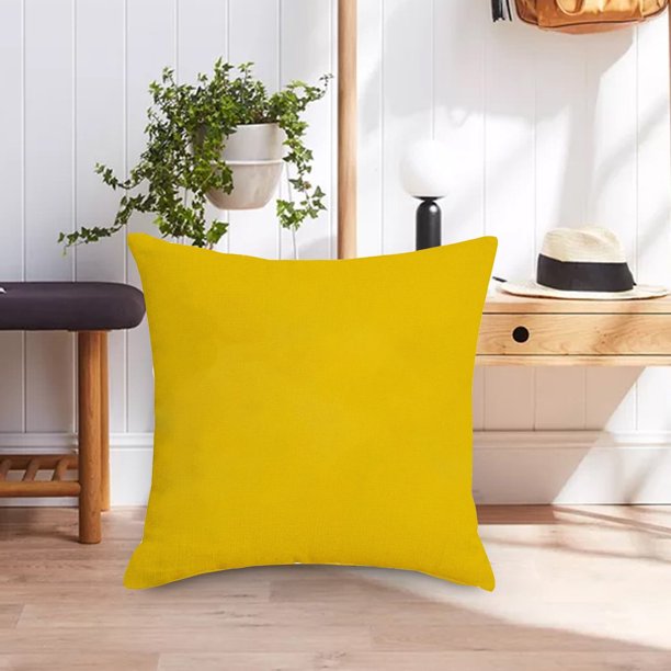 PYPESEEWY - Fundas de cojín decorativas para sala de estar, 45 x 45 cm, juego de fundas de almohada impermeables con diseño floral de margaritas para exteriores, patio, jardín, sala de estar, sofá