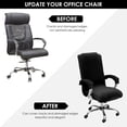 thumbnail image 6 of EUWBSSR Office Chair Cover with Armrest Covers Stretchable Computer Chair Cover Comfortable Desk Chair Slipcover Full Protection Office Seat Cover Office Chair Protector for Office Home, 6 of 10